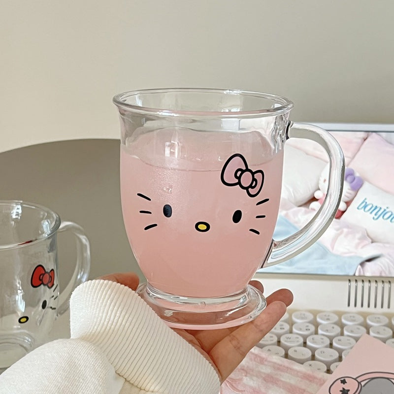 Cute HelloKitty Glass Cup