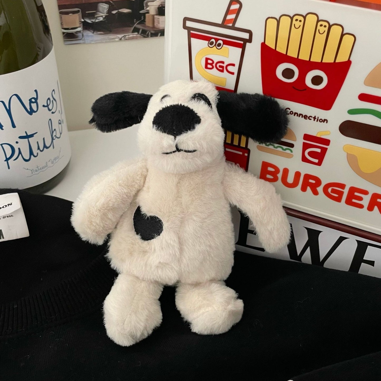 Love Spot Puppy Pendant Plush Charm