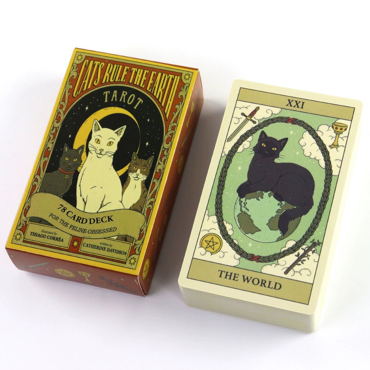 Cats Rule the earth tarot cards
