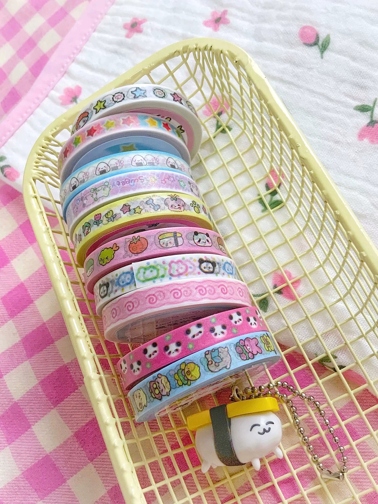 Showa Panda Puppy 7mm Pulling Strip Hand Account Tape