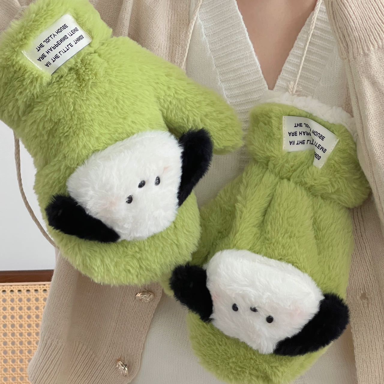 Hello Kitty plush gloves