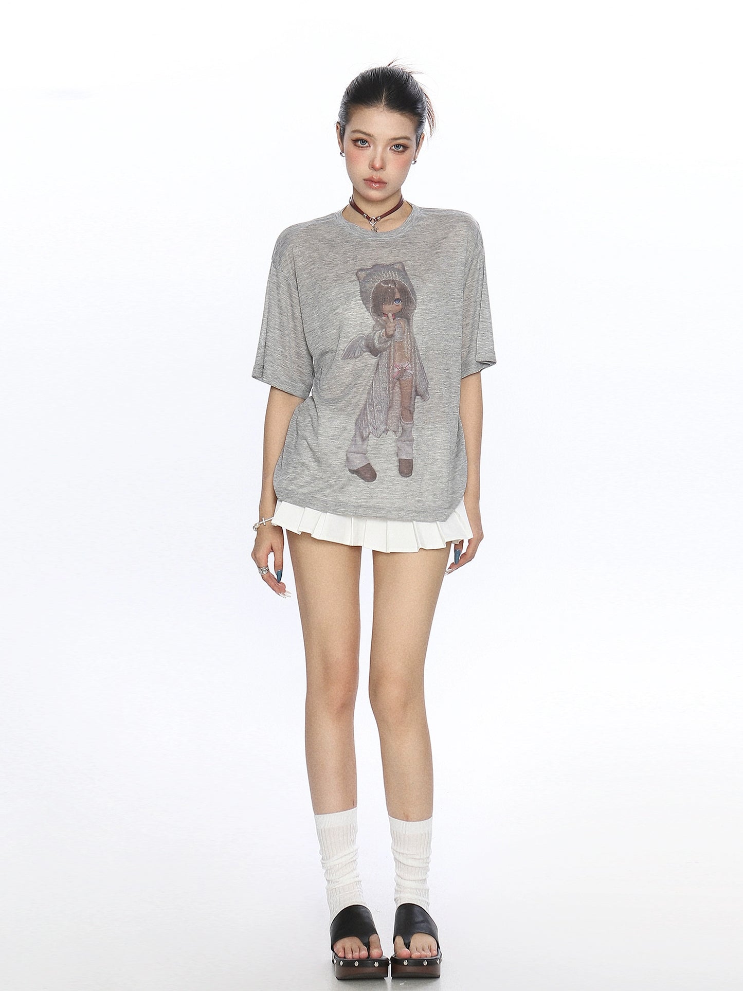 Abi Girl Printed Short sleeved T-shirt