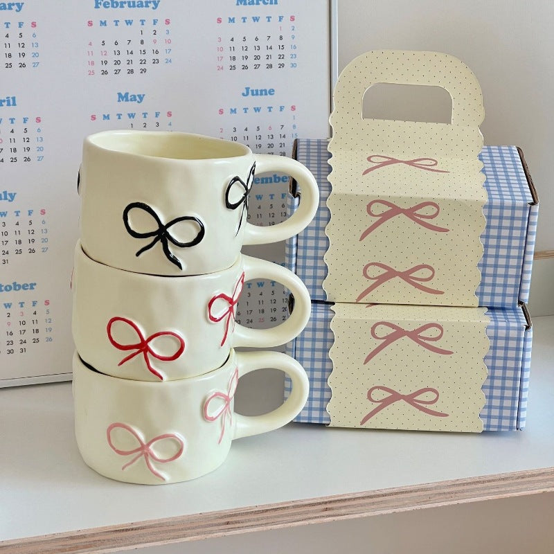 Bow tie mug gift box set