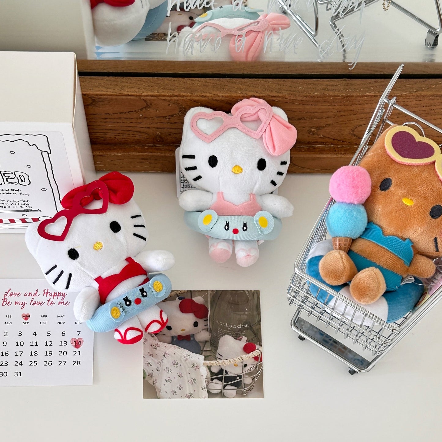 Bikini Hellokitty Plush Charm