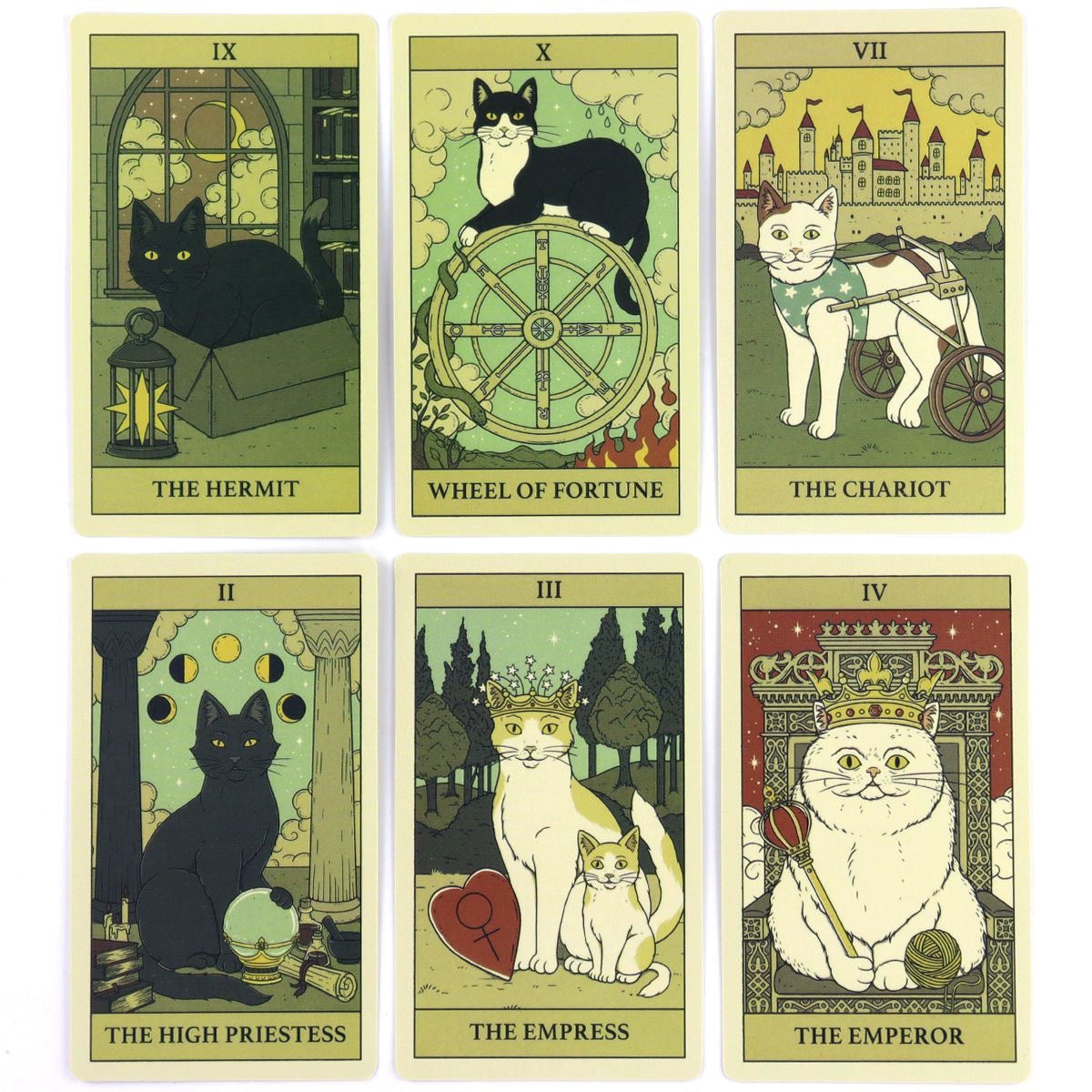 Cats Rule the earth tarot cards