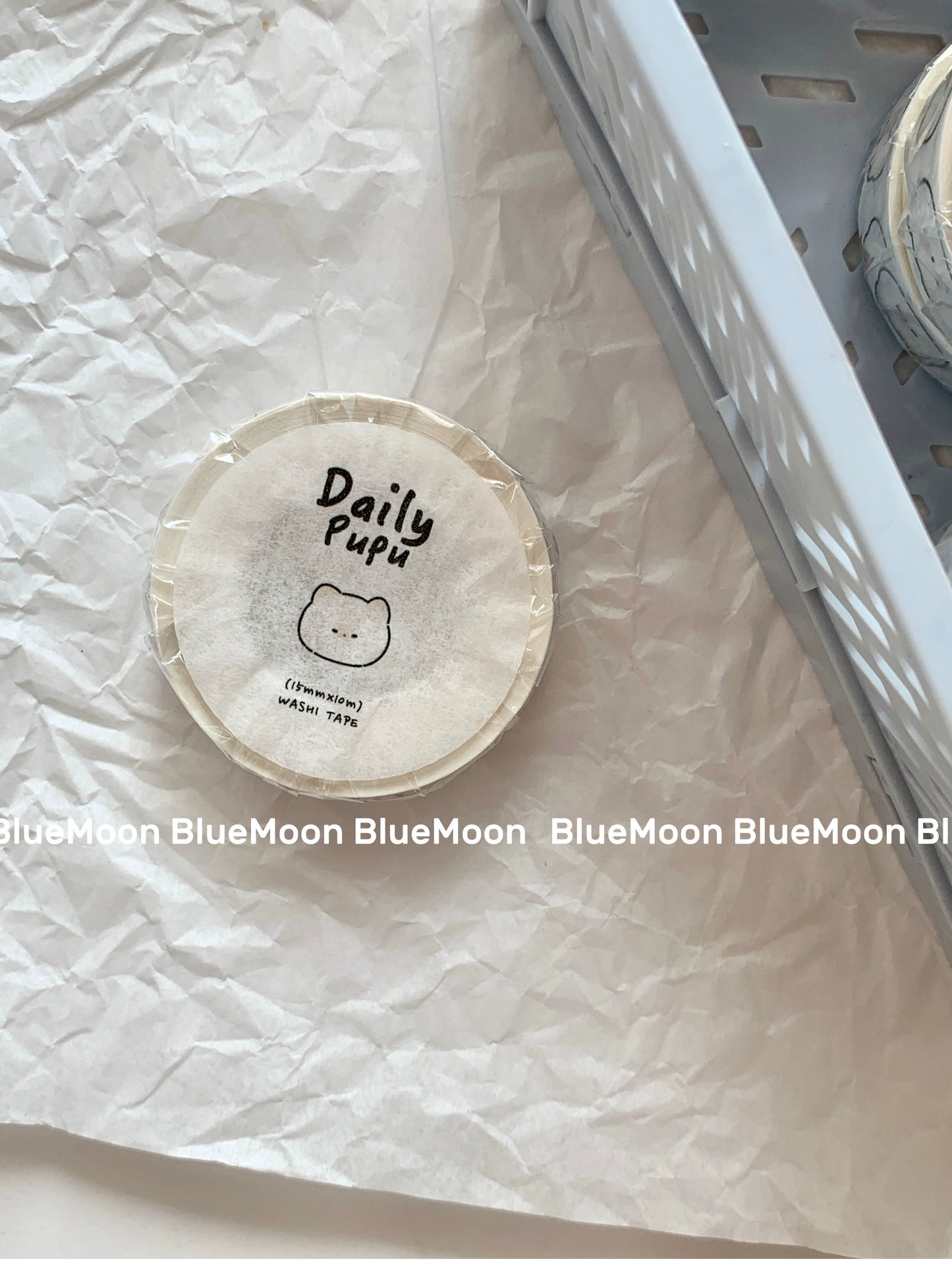 【 PupuhomeXRobobo 】 Handheld tent and paper tape for daily life of kitten Pupu