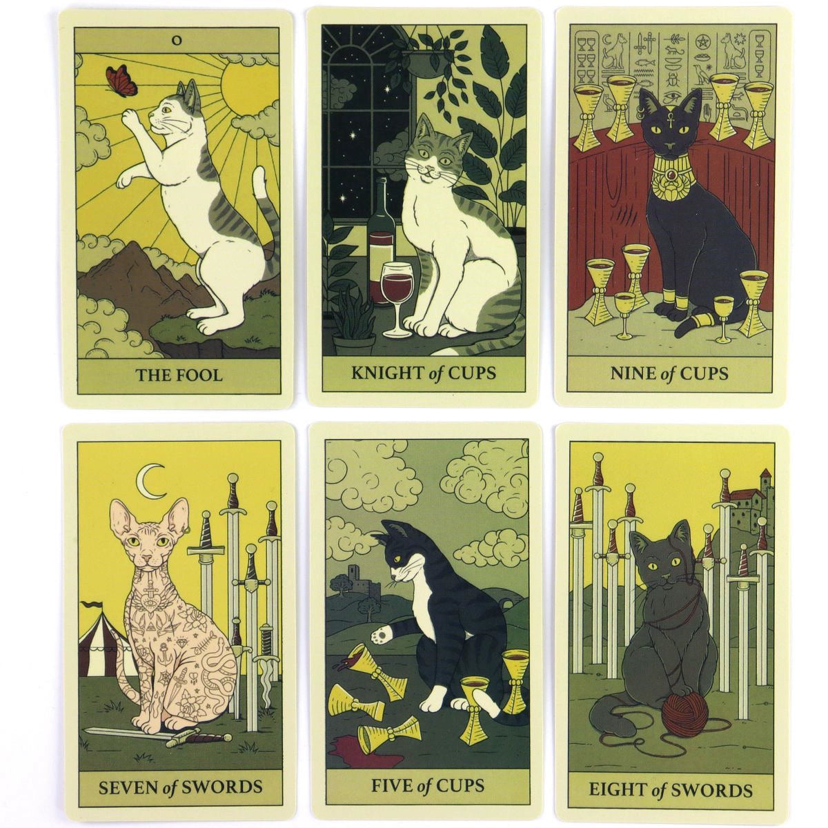 Cats Rule the earth tarot cards