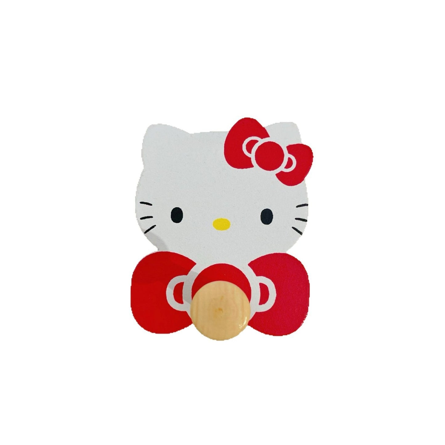 Non perforated wall hook Hello Kitty