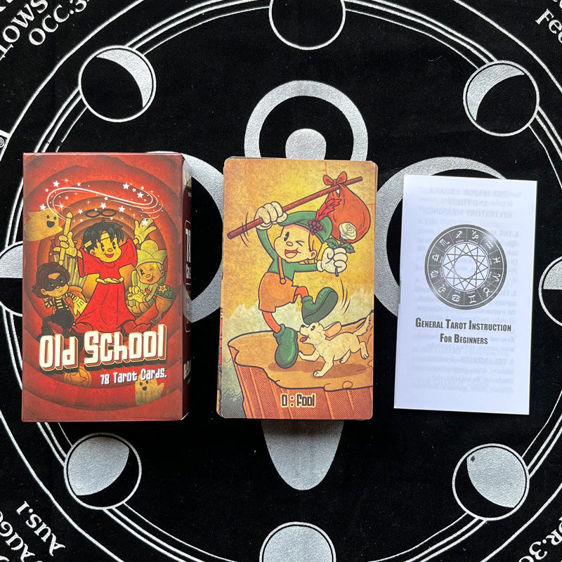 old school Tarot card