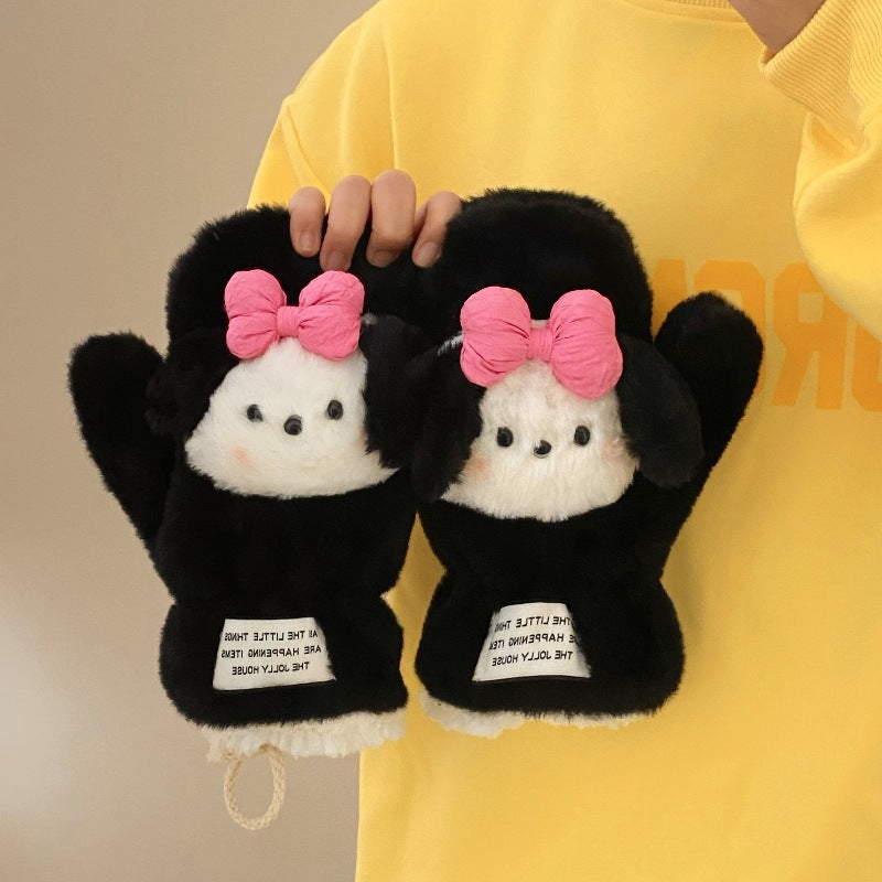 Hello Kitty plush gloves