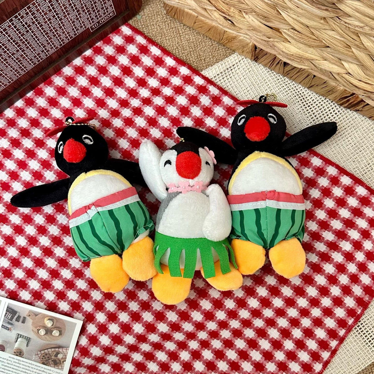 Summer Penguin Plush Small Pendant