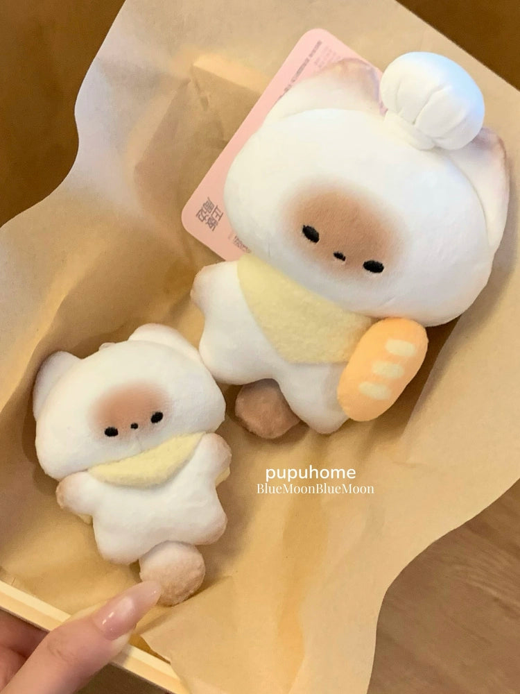 Mantou cat mini pupu plush pendant