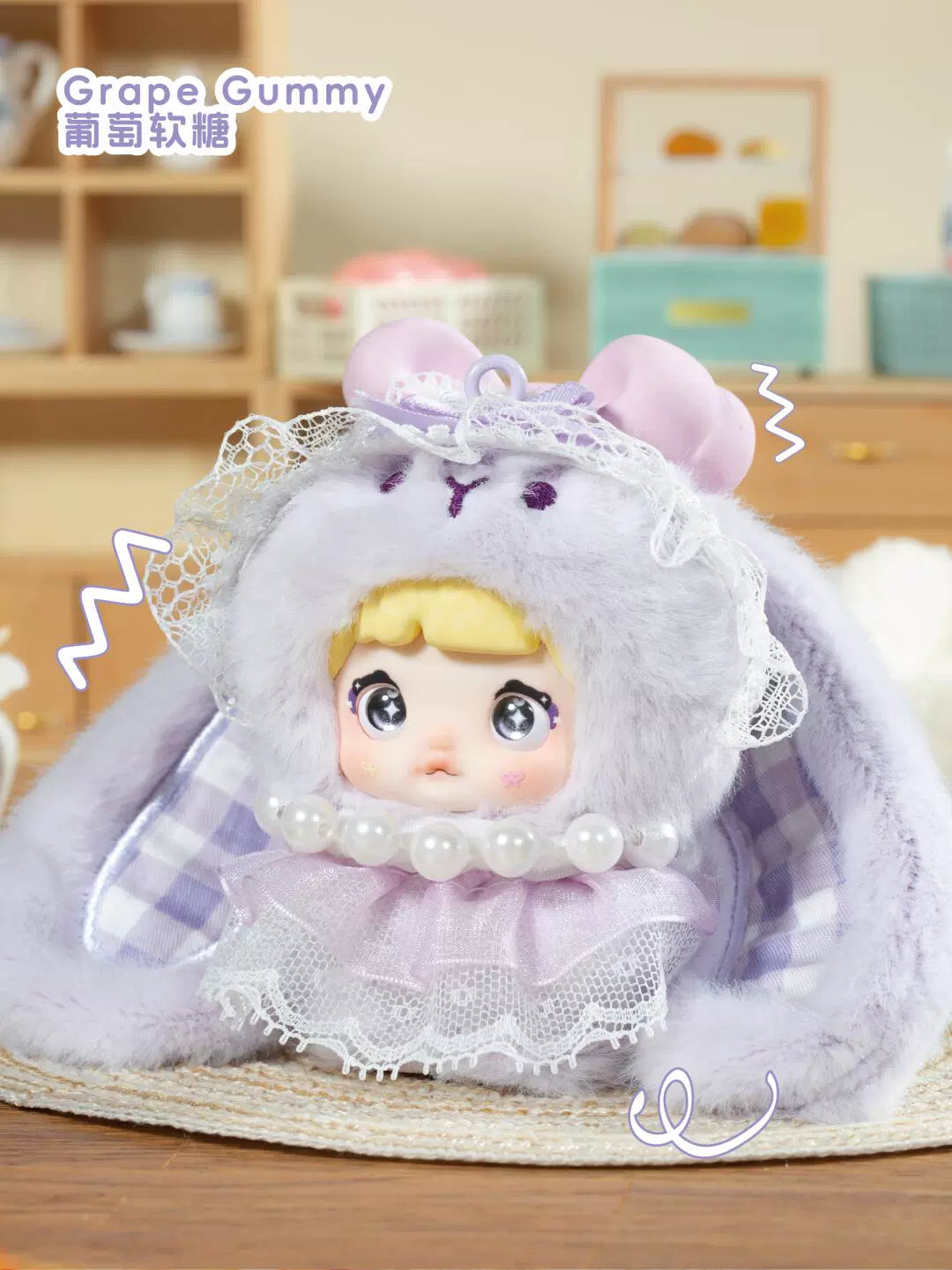 Sticky Rice Sweetheart Rabbit Blind Box Plush Charm