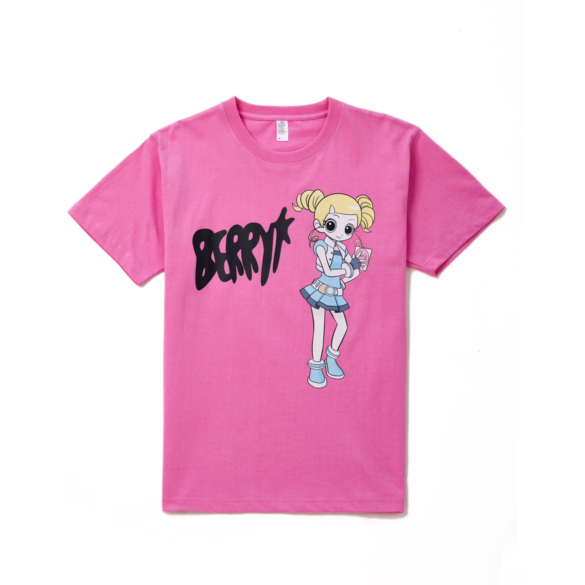 Flying Little Police Girl Printed Tee Short Sleeve Cotton