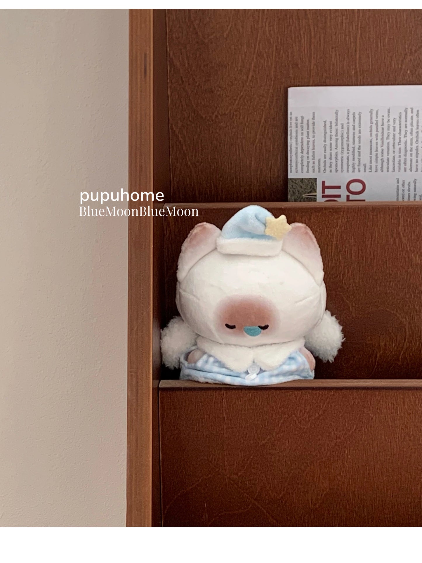 Mantou pupu cat good night angel doll plush pendant