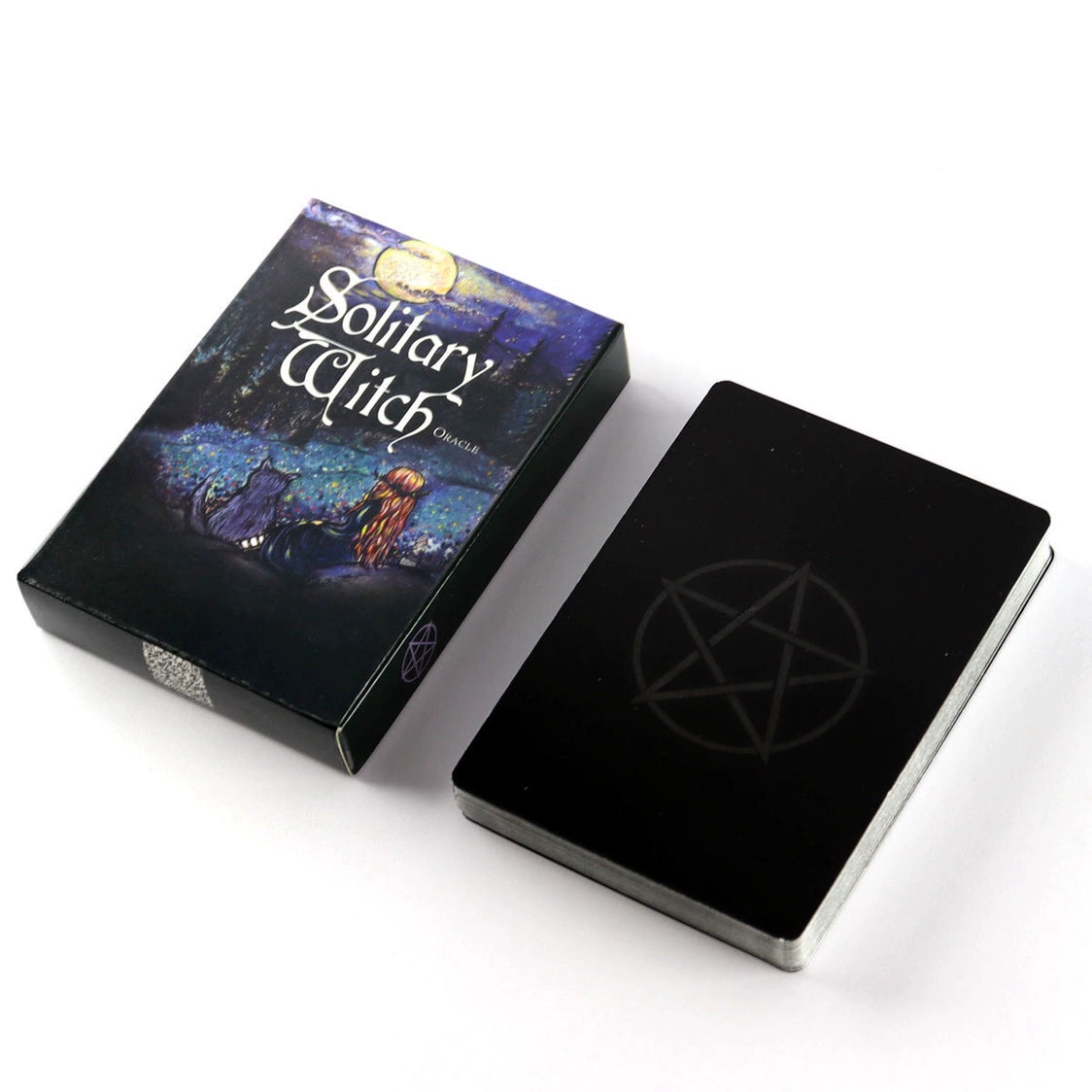 Solitary Witch Oracle Card