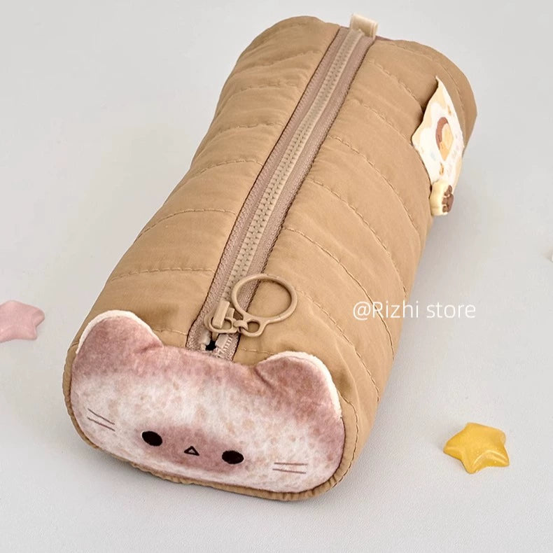 Soft and cute plush pencil case