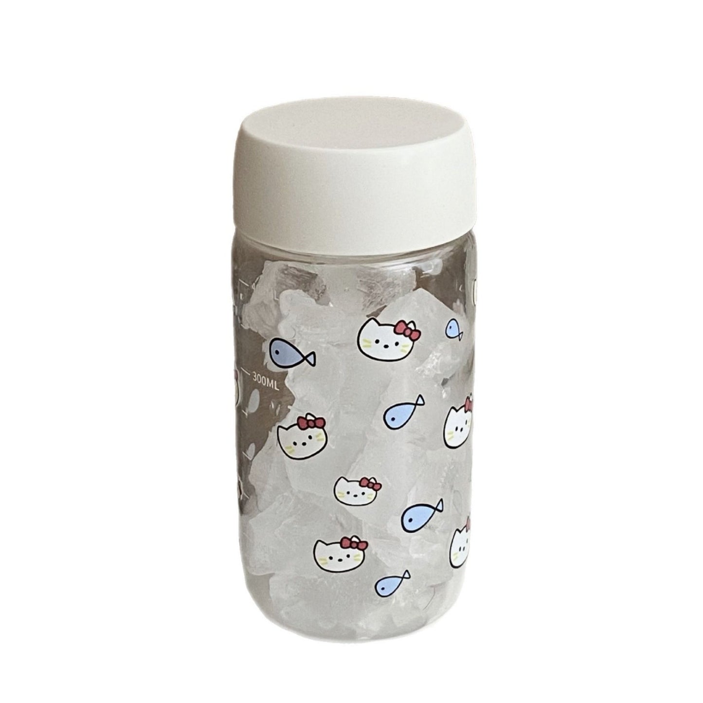 Handy plastic transparent cup