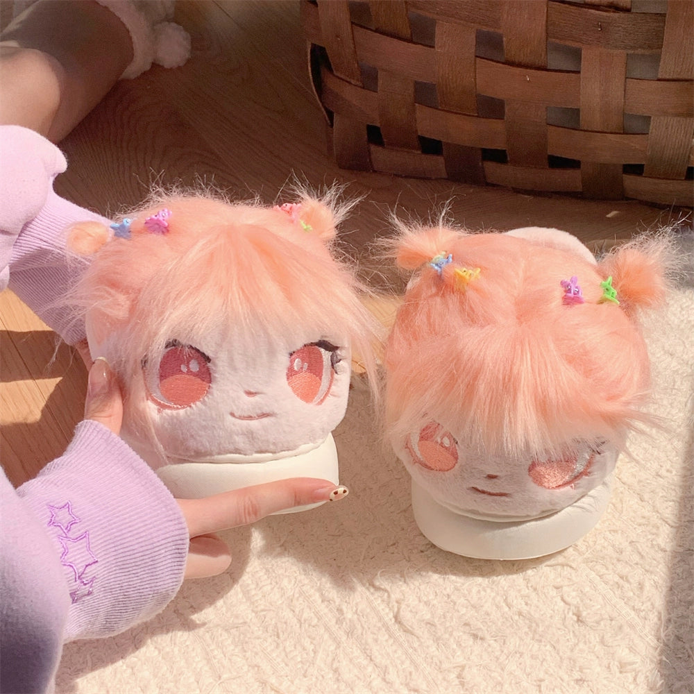 Cute big eyed cotton doll cotton slippers
