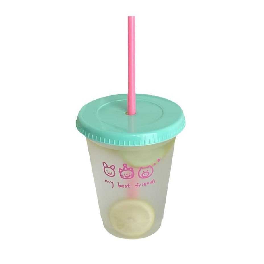 Candy colored plastic Tumbler
