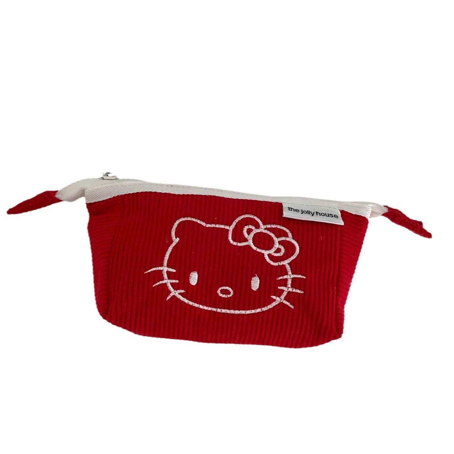 Hello Kitty corduroy pencil case