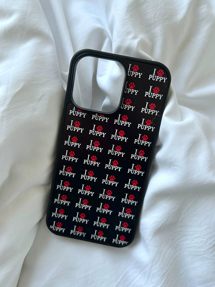 I love dogs, full of anti-drop matte phone case
