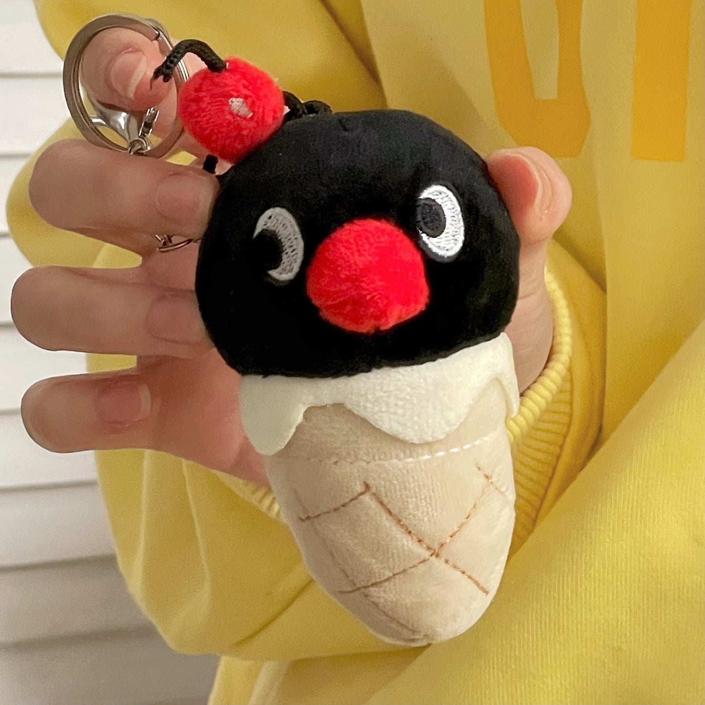 Cute Penguin Pingu Sweet Cone Ice Cream Pendant