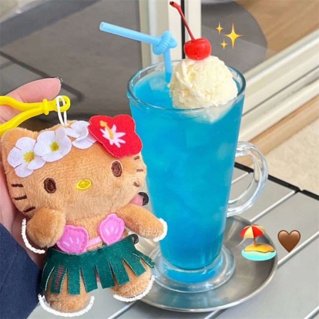 Swimming circle plush charm