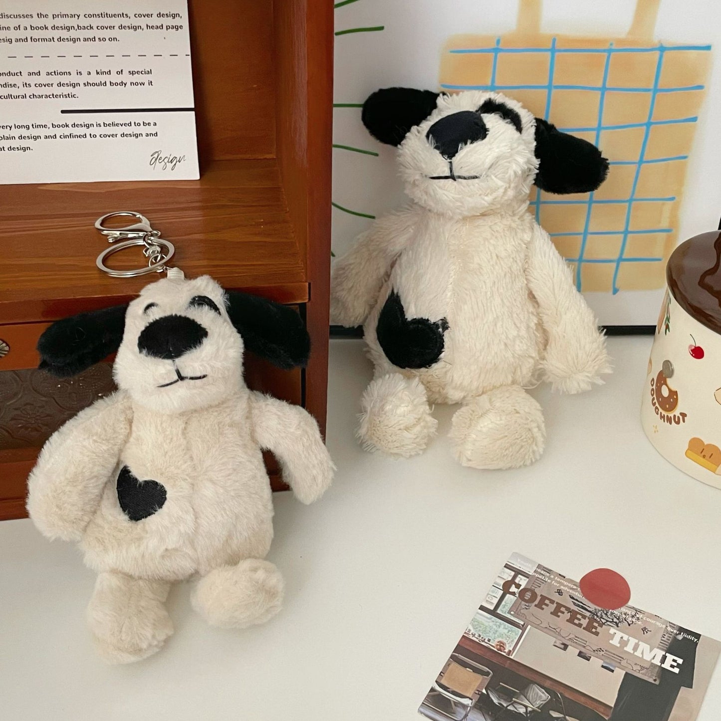 Love Spot Puppy Pendant Plush Pendant