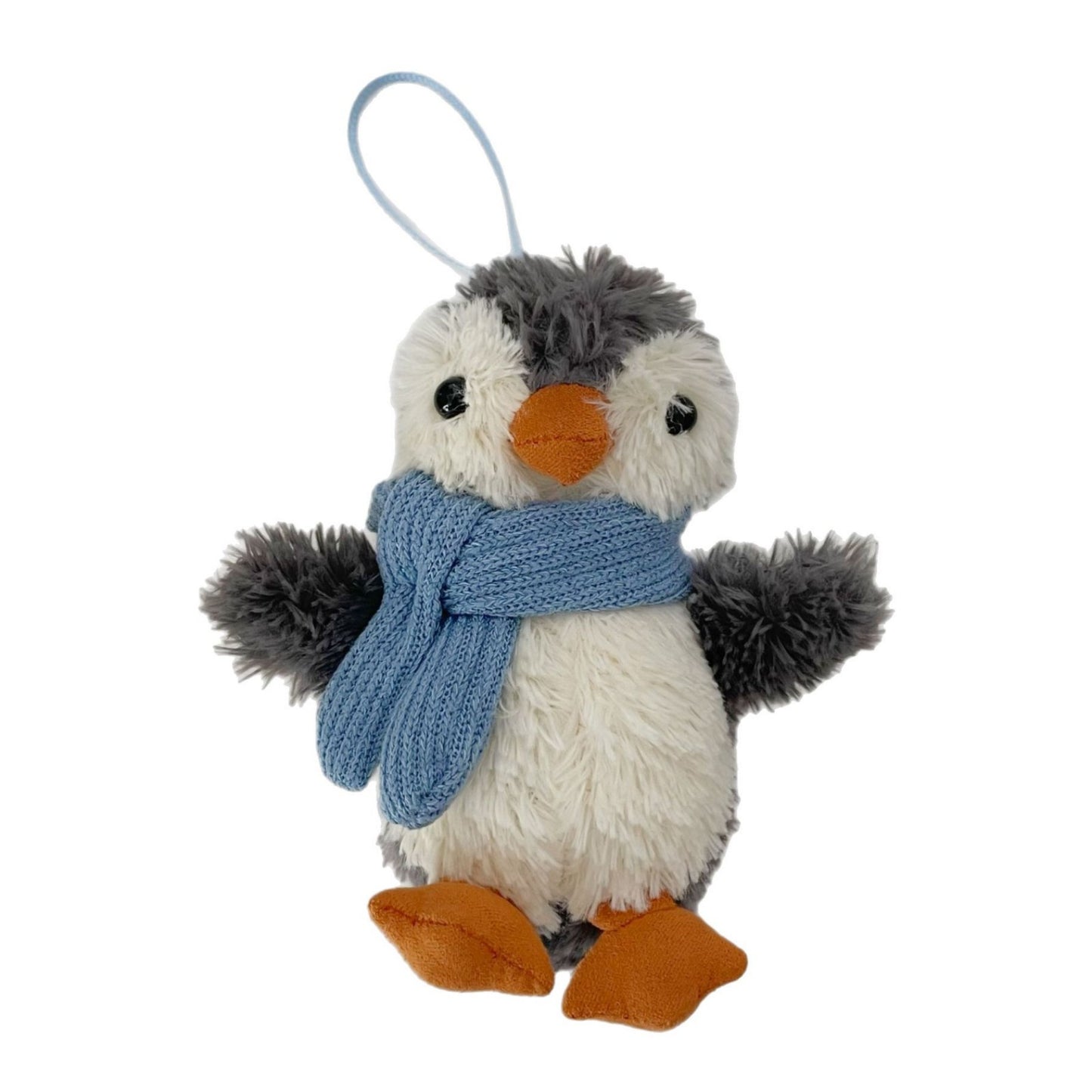 Cute Blue Scarf Penguin Pendant