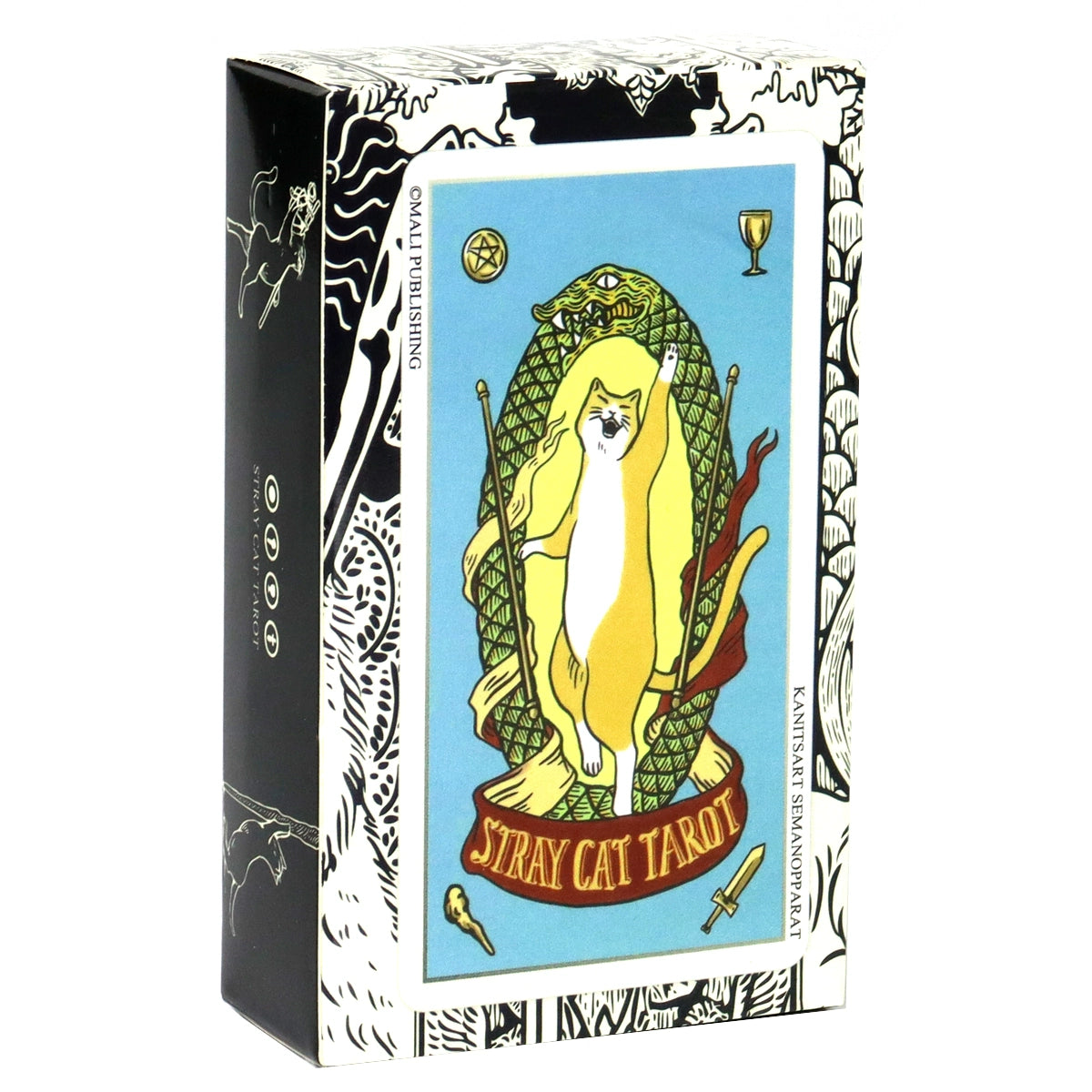 Stray Cat Tarot with English paper guide