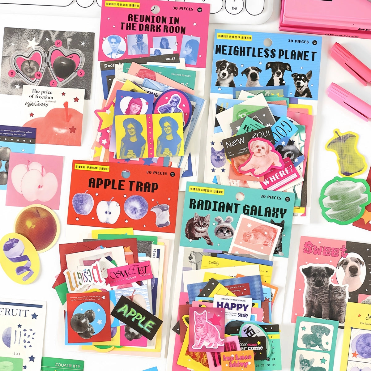 Hot Heat Island Stickers Pack