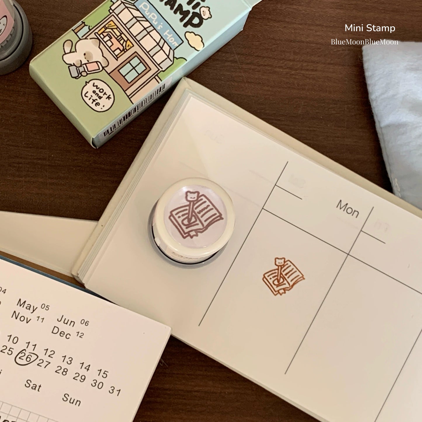 Pupuhome Kitten Pupu Handbag Material Stamp