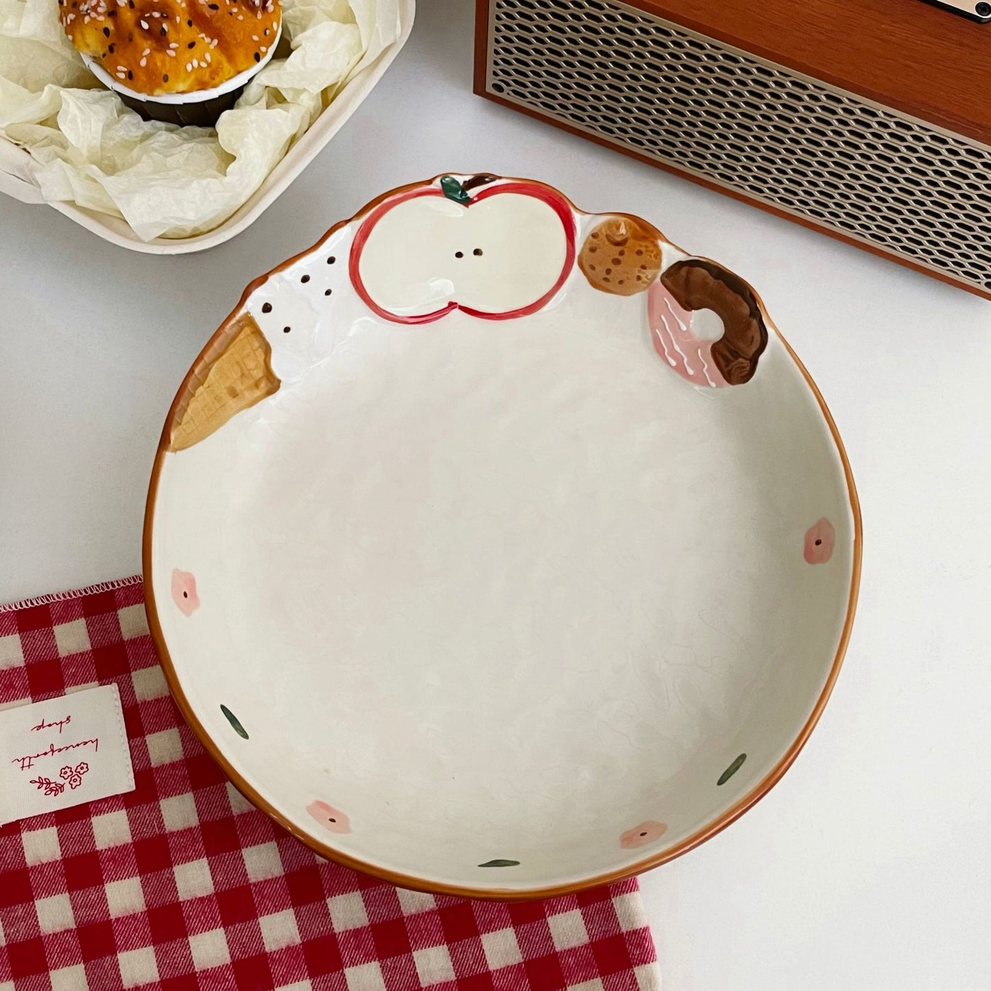 Strawberry Ceramic Plate