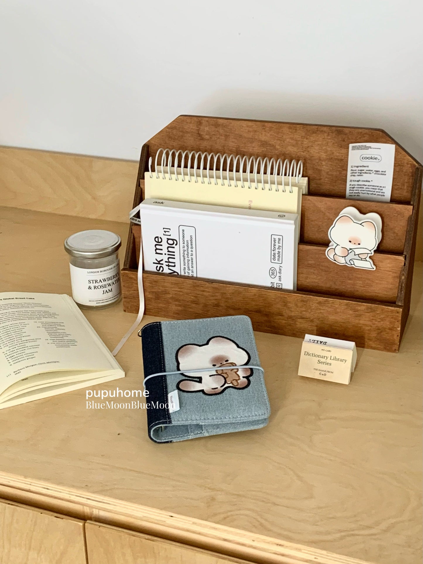 Mantou Cat Pupu Passport Package Account Book