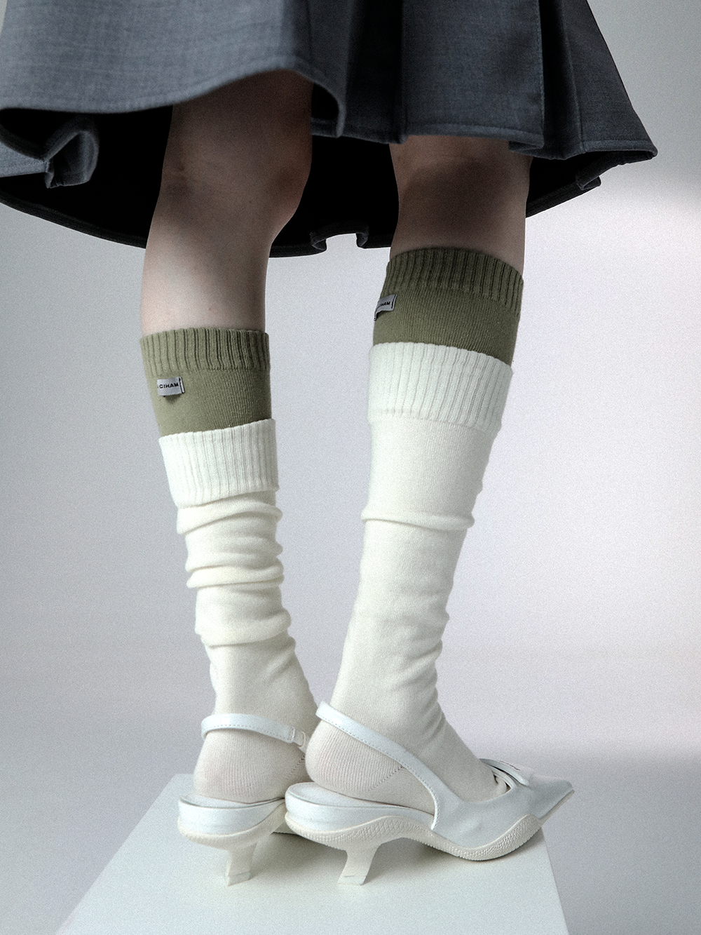 color matching long stockings