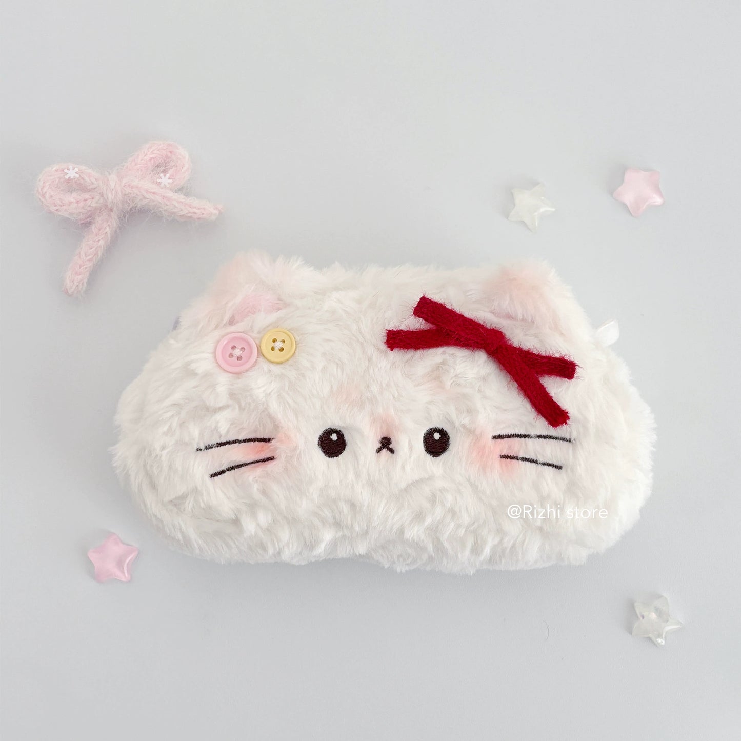 Soft and cute plush pencil case