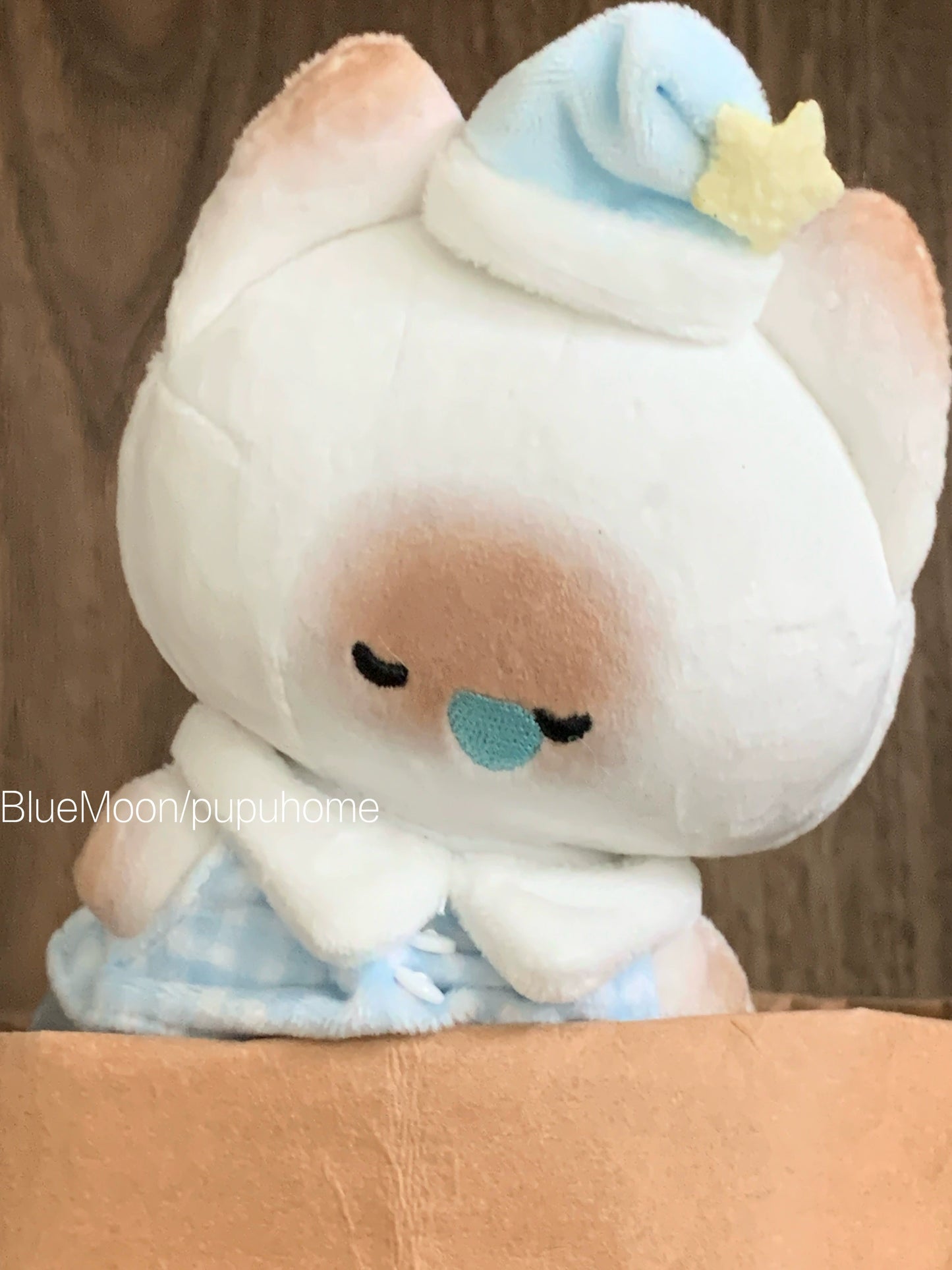 Mantou pupu cat good night angel doll plush pendant