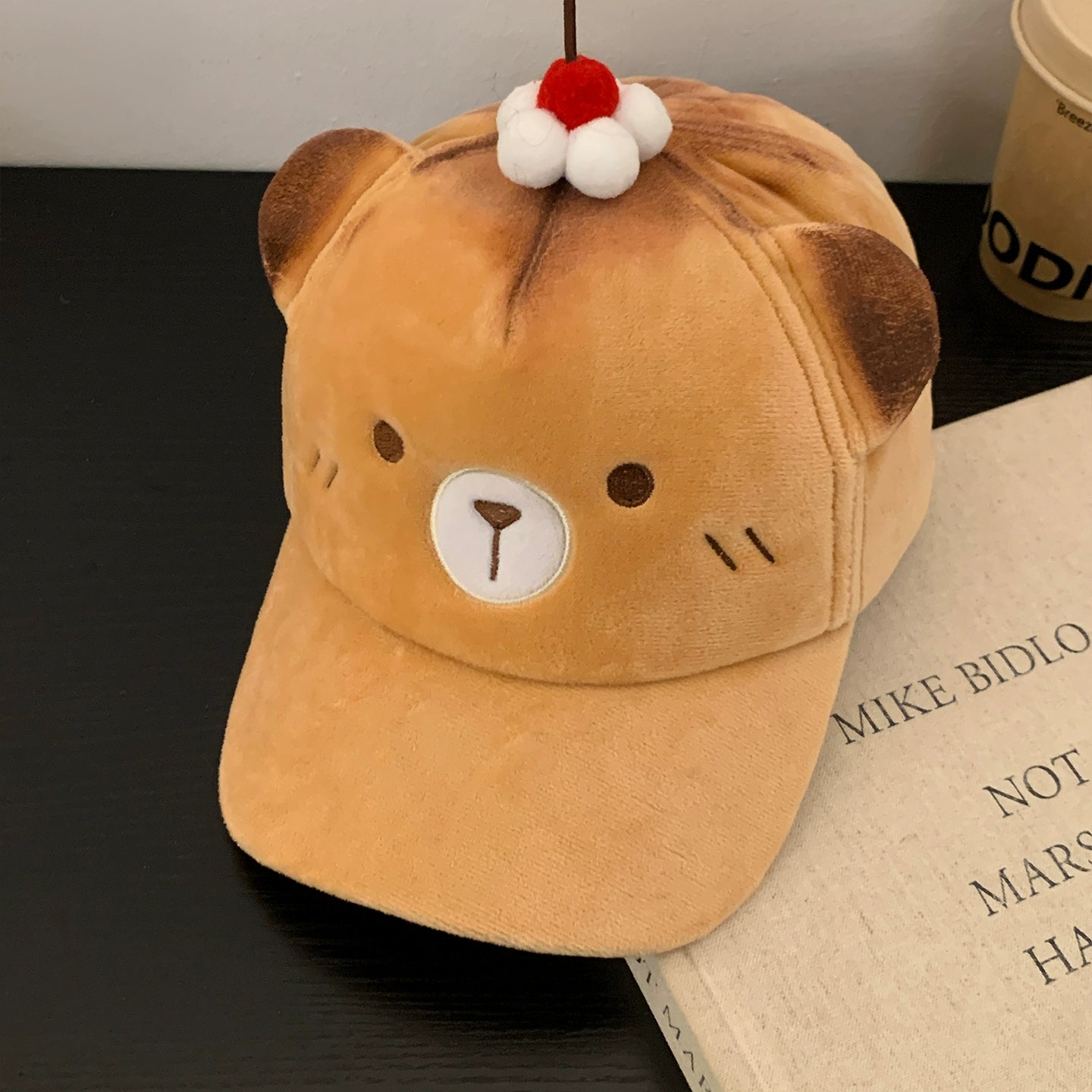 Cute roasted kitten chef hat