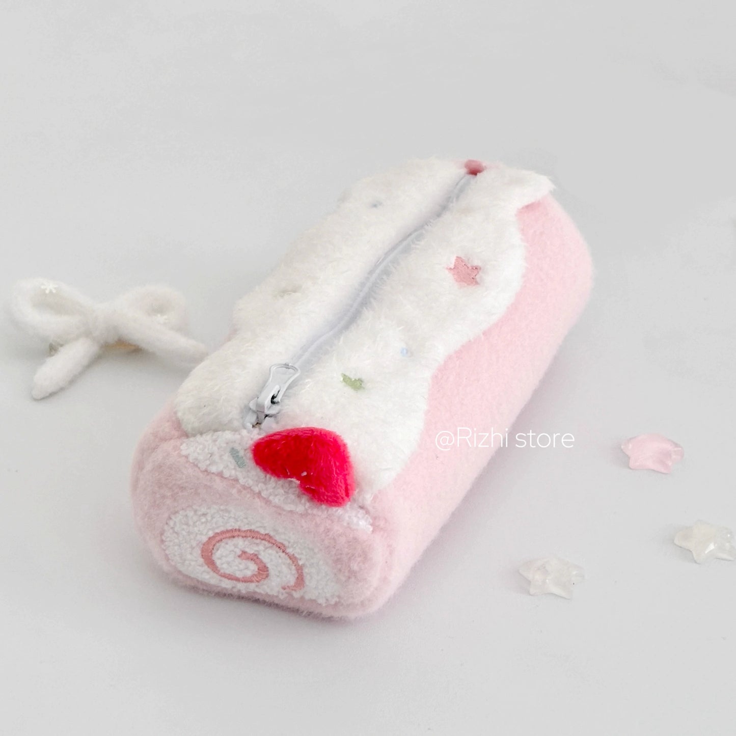 Soft and cute plush pencil case