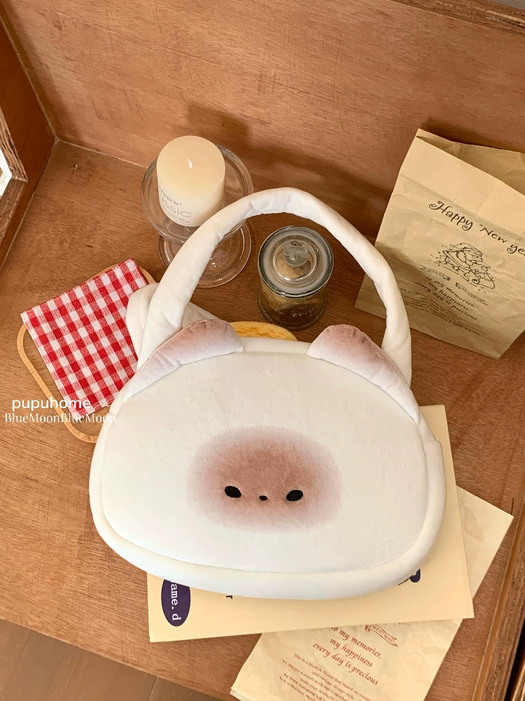 Mantou pupu small handbag plush