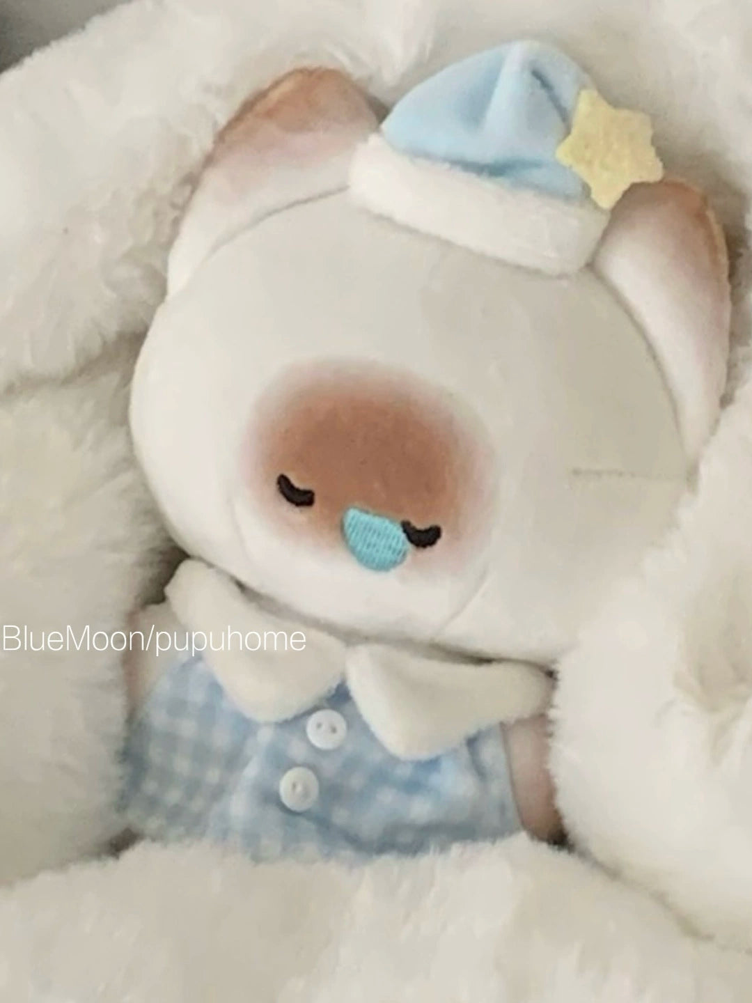 Mantou pupu cat good night angel doll plush pendant