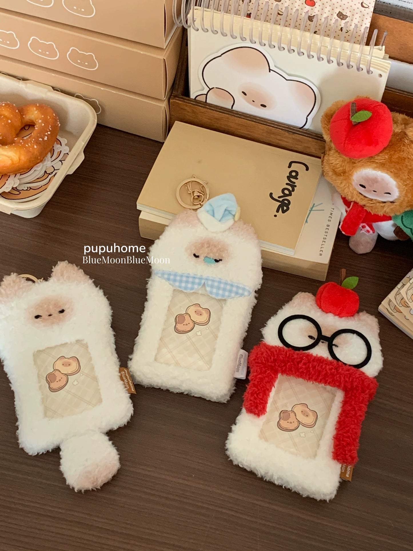 Mantou Cat Pupu Plush Ferrule