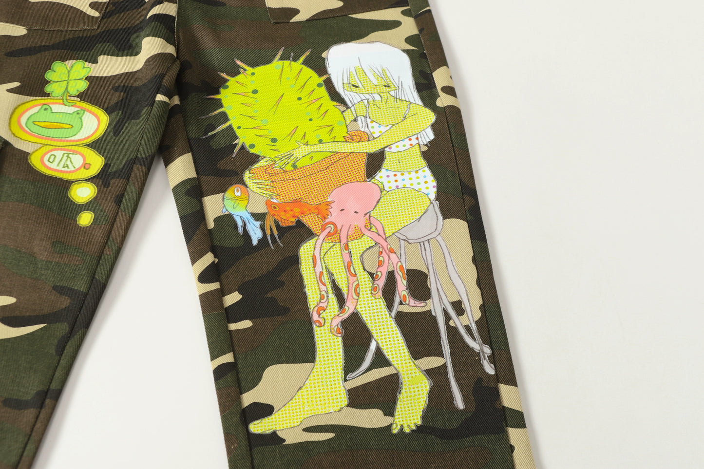 Octopus grass joint camouflage pants
