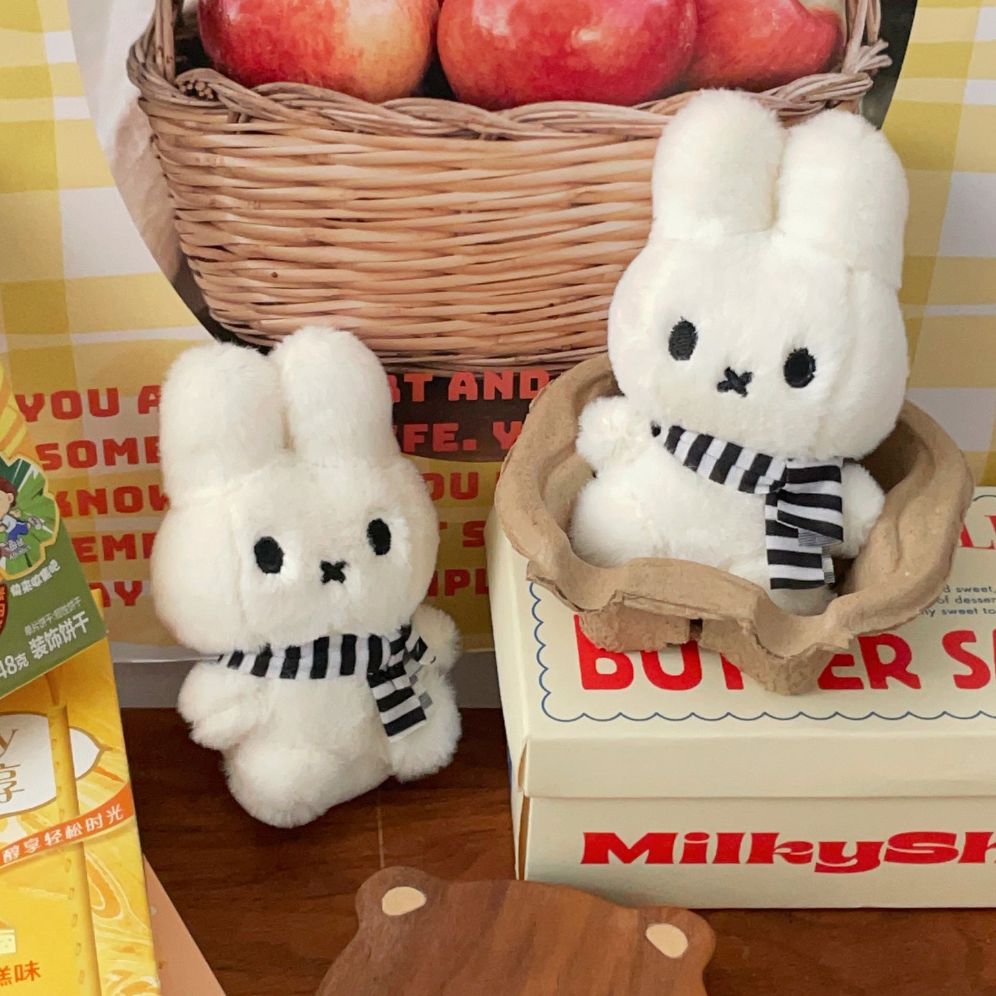 Cute Miffy Rabbit Plush Pendant