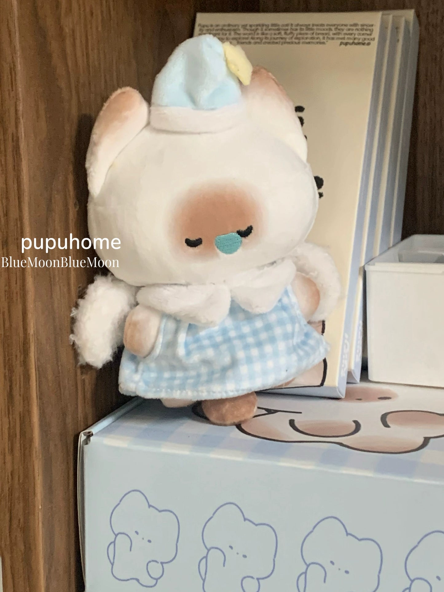 Mantou pupu cat good night angel doll plush pendant