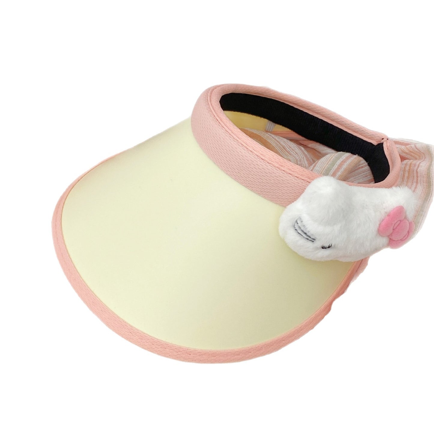 Cartoon cat anti large brim hat