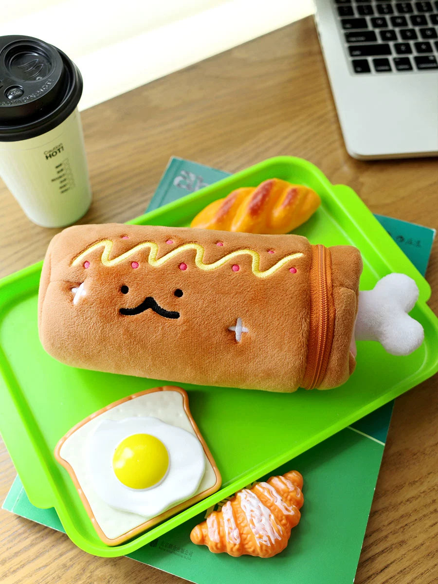 Ham plush pencil case