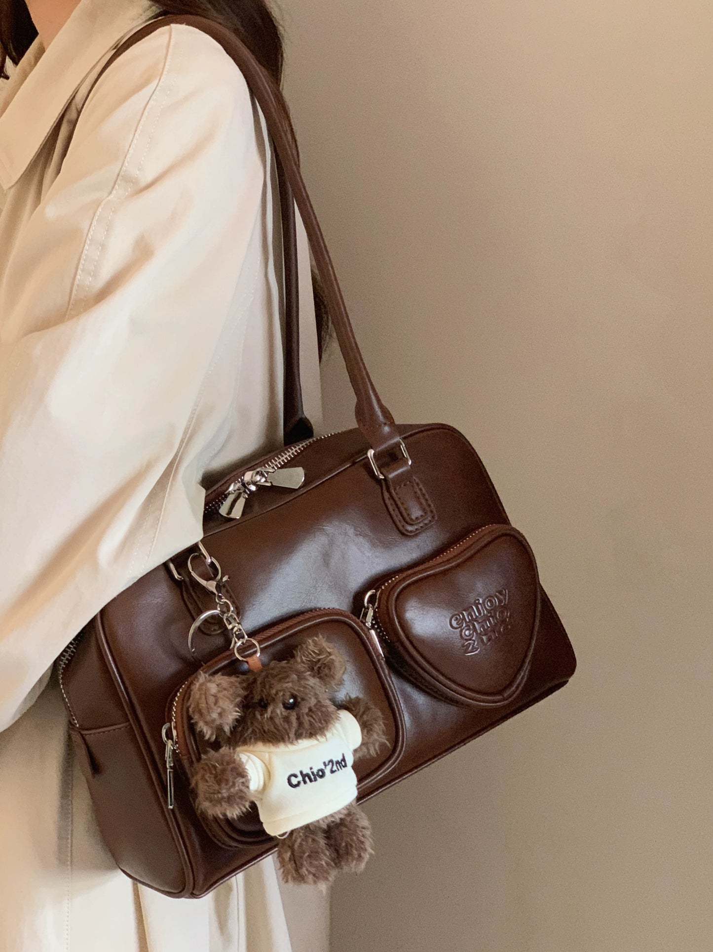 Pictorial Girl Pillow Bag Handbag