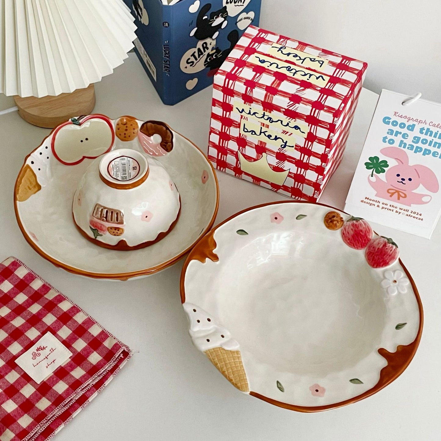 Strawberry Ceramic Plate